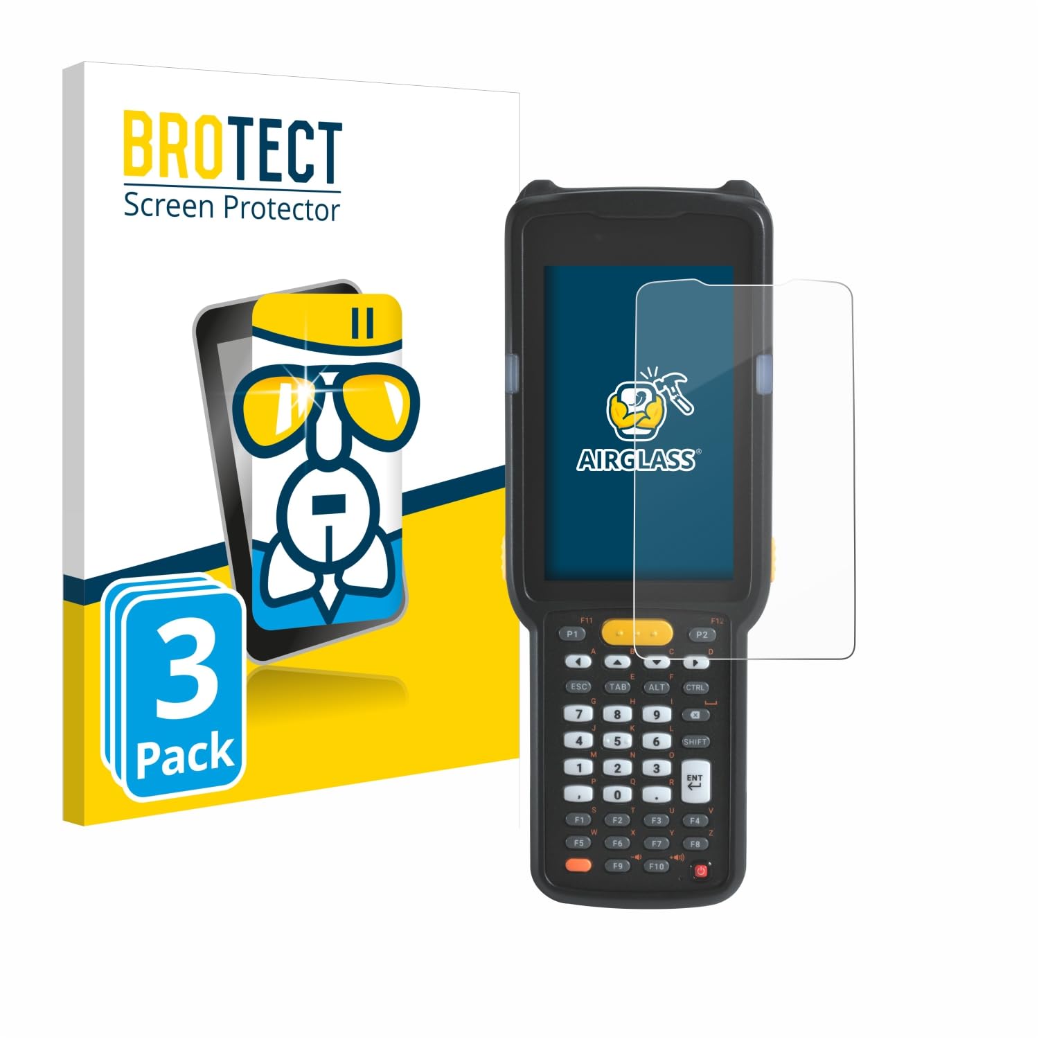 Pellicola Protettiva In Vetro Ibrido Brotect Per LG Q7 Plus - Durezza 9H - Made In Germany - 2