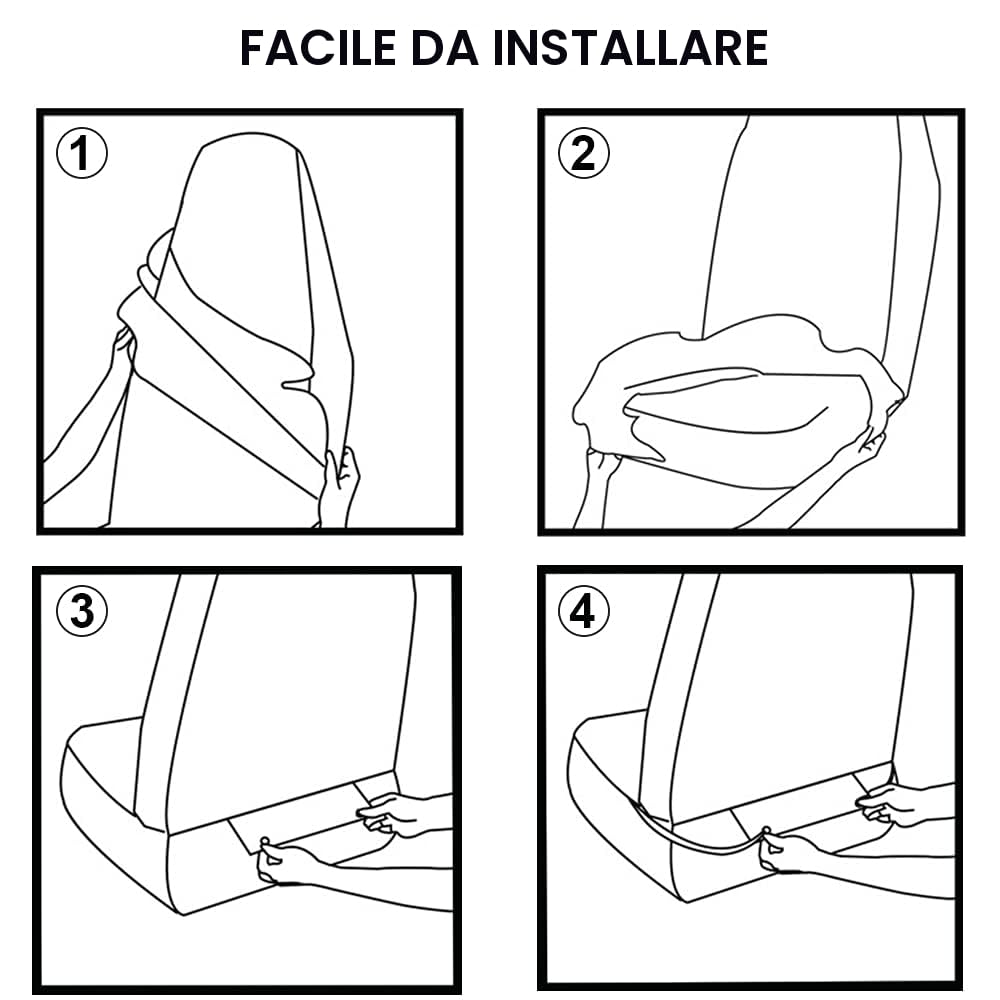 Coprisedile Universale Auto Impermeabile Nylon Antisudore Protezione Sedili per Sportivo Bambini Cane