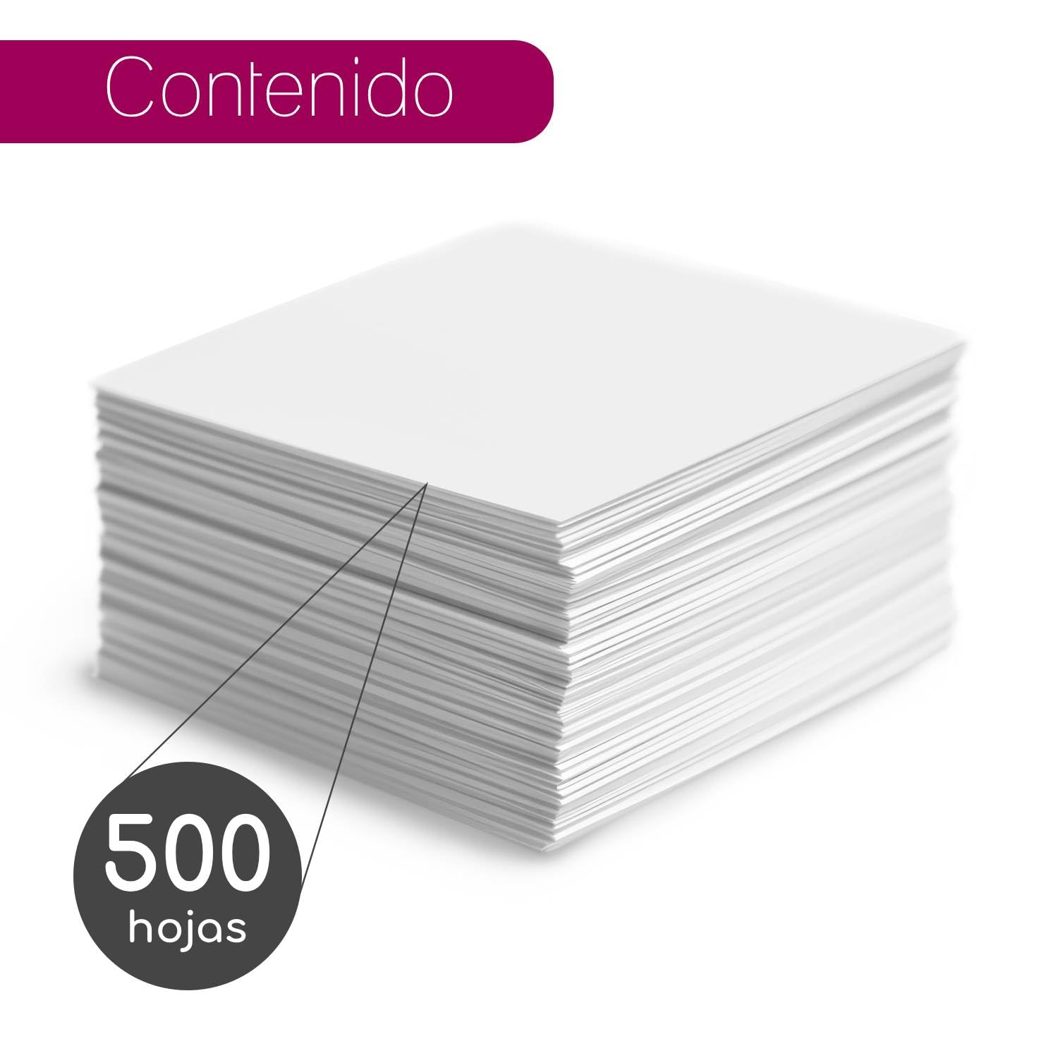 younikat Papel de recambio para proyector de dibujo I 500 hojas cuadradas 10,5 x 10,5 cm I papel blanco 80 g/m² I para mesa de luz y calcar I dv428