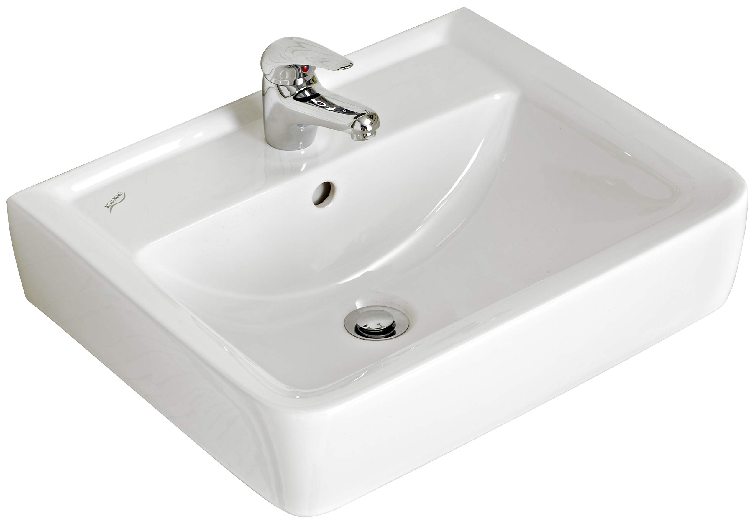 Pelipal980995595 328 Alika Ceramic wash Basin, White