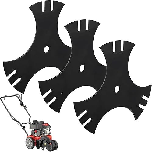 781-0748-0637 781-0748 Tri-Star Trencher - Cuchilla de repuesto para zanjadora, compatible con MTD 781-0748 981-0748 40-009 490-105-M017 para