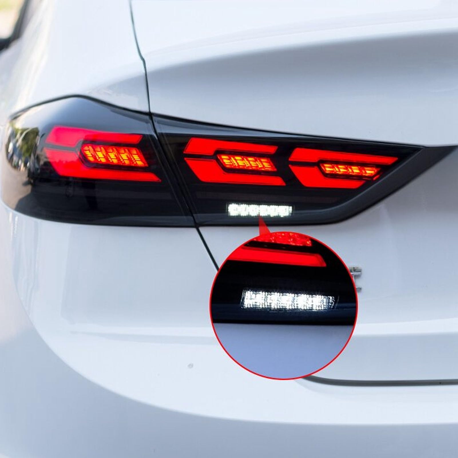 Tbest Zespół Tylnych świateł LED Dynamic Elantra 2016-2018