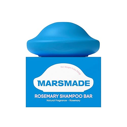 Rosemary Shampoo Bar 2.0 - Jabón natural hidratante e hidratante para el cabello y nutrición del cuero cabelludo, jabón de baño sólido para todo