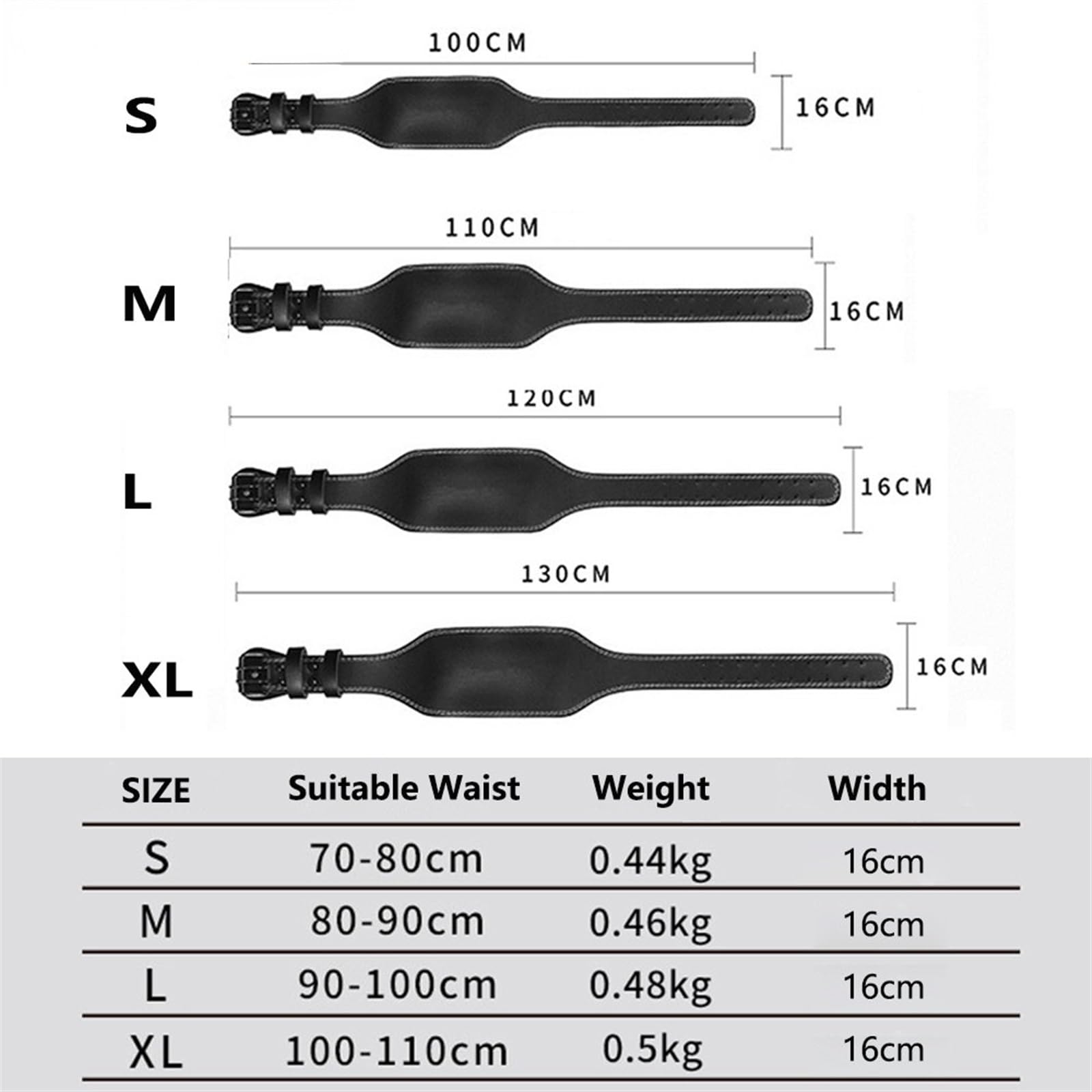 Cintura Sollevamento Pesi Cintura for sollevamento pesi in pelle | Cintura da palestra regolabile in pelle, fascia larga, unisex, for sollevamento pesi e supporto for la schiena