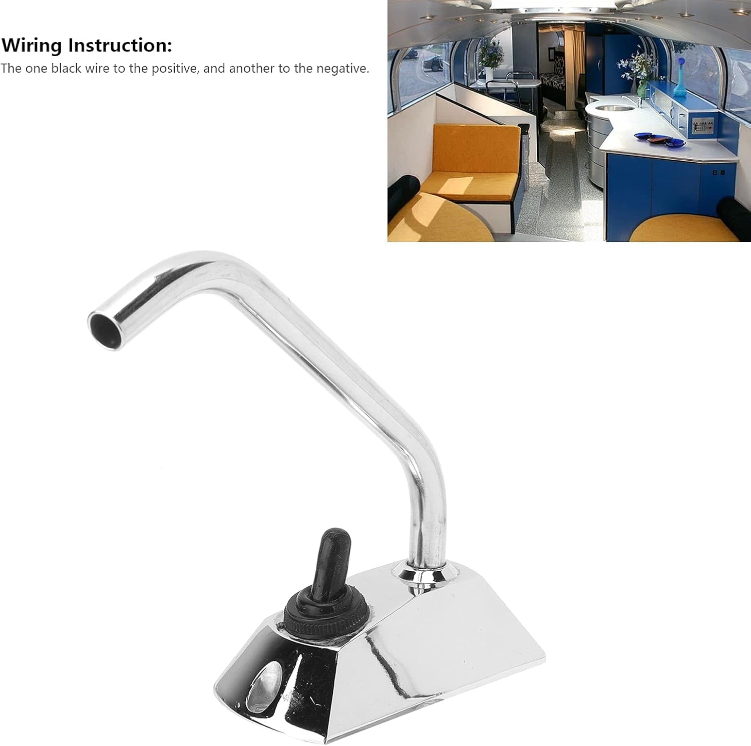 Aramox 12V Pompa Elettrica per Rubinetto dell'Acqua Interruttore per Rubinetto Serbatoio per Pompa per Rubinetto per Tubo ID 10 Mm / 0,4 Pollici di Ricambio per Roulotte RV