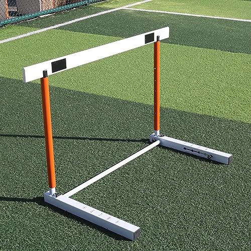 UMJIGF Track and Field Hurdles Training Equipment, Soccer Training Hurdles Poles Set, 5 Height Adjustable Obstacles for Outdoor Workout,1 Pc