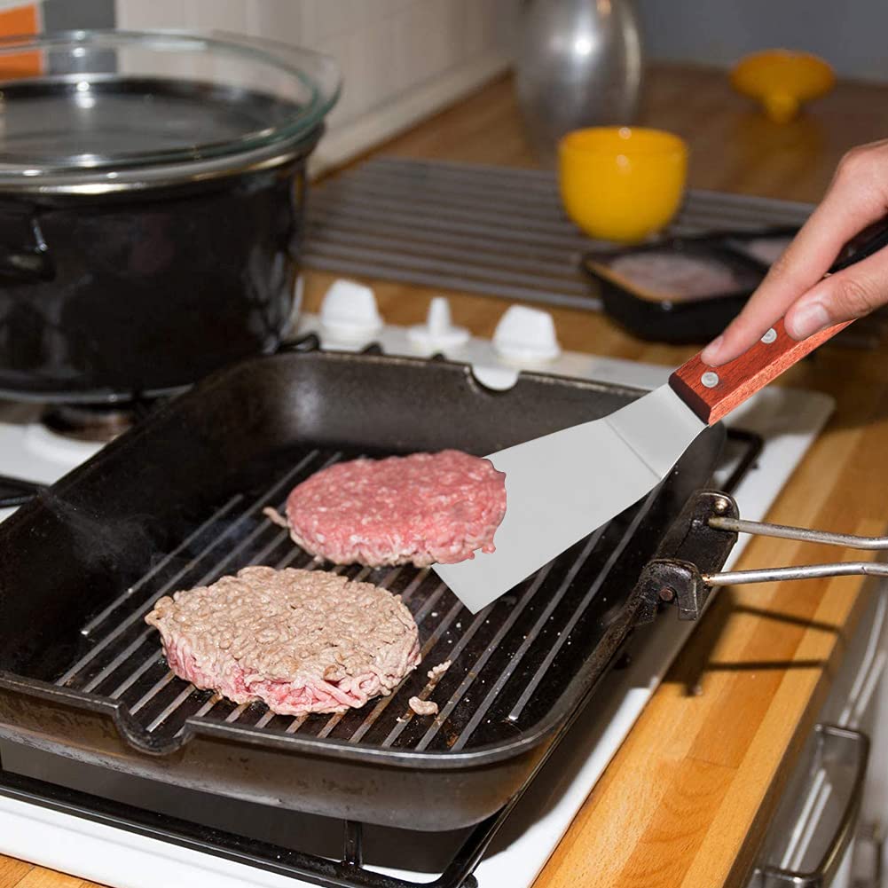 Senbos Grillschaber Edelstahl - Praktischer Grillreiniger Ohne Borsten Mit Flaschenöffner