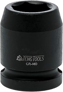 Teng Tools 1/2 Inch Drive 6 Point Regular/Shallow Metric 11mm Impact Socket - 920511-C