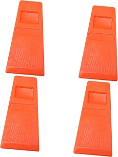 Yardenfun Ferramentas De Corte De Madeira 4 Unidades Cunha De Plástico Para Corte De Madeira Ferramenta De Corte De Madeira Corte De Madeira Choque De Plástico Motosserra Cortar Uma