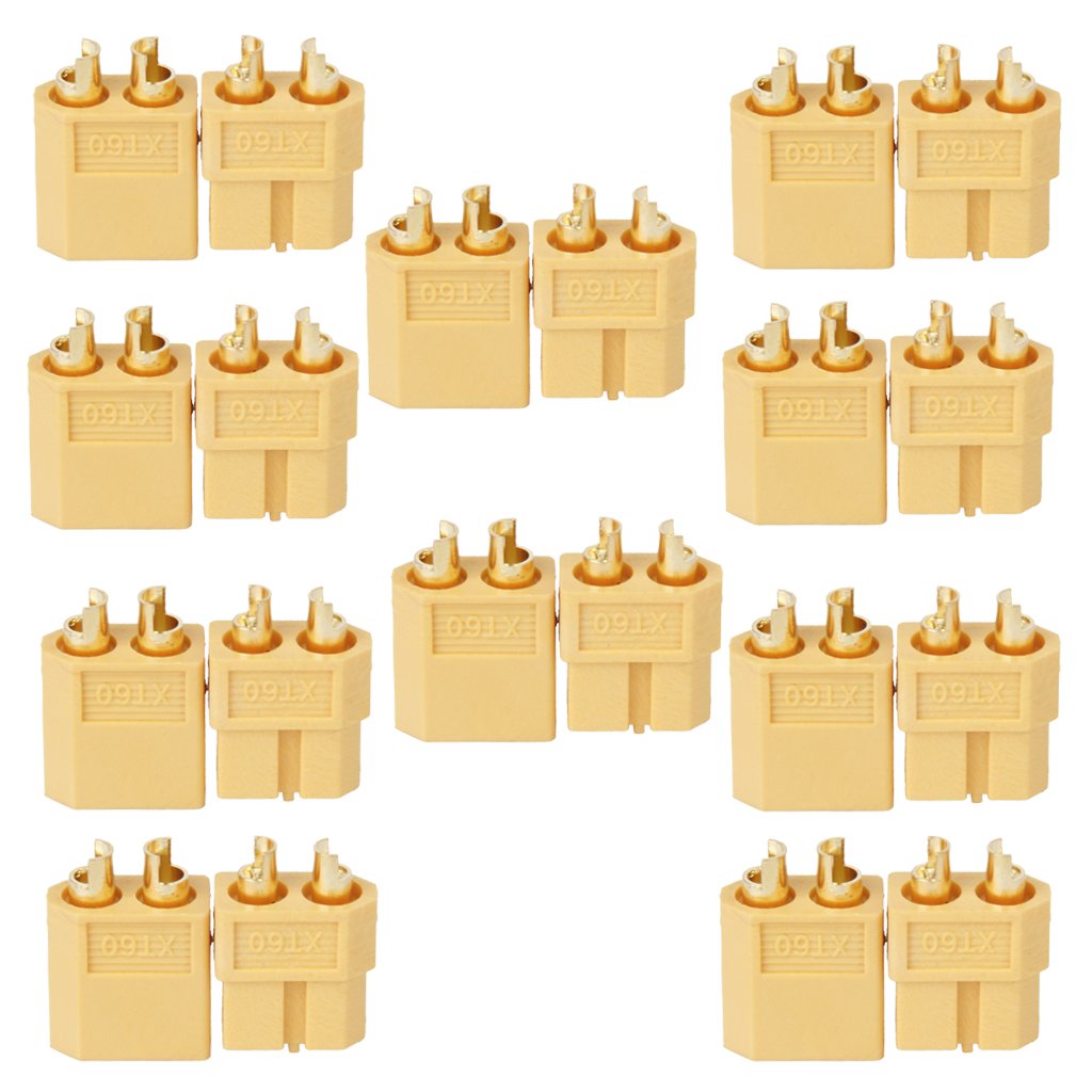 REES52 10 Pairs XT60 XT-60 Male and Female Bullet Connectors Plugs for RC Lipo Battery (B00JK80L4I) Amazon Price History, Amazon Price Tracker
