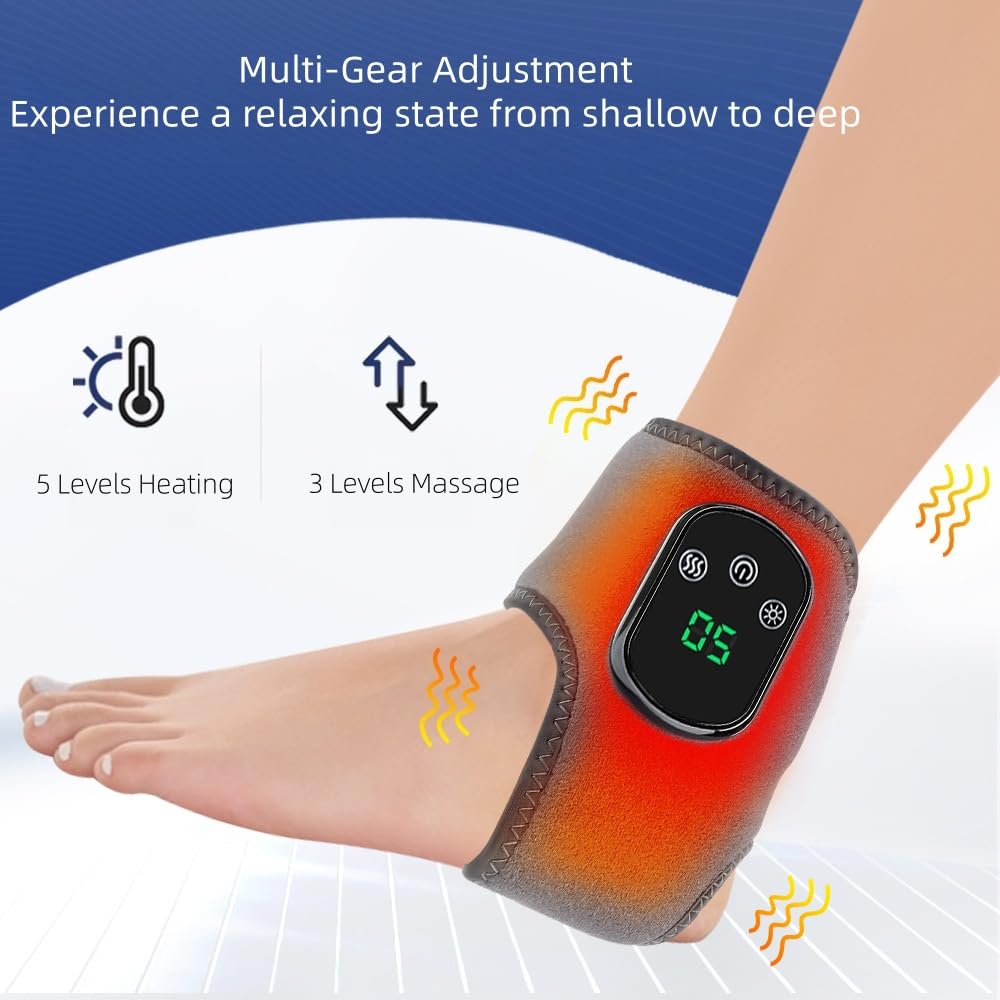 Neurovasio - Révolution Neurologique du Massage des Pieds Masseur Pied Thermique Portatif - Améliore Circulation, Détend Pieds et Cheville, Pour Hommes et Femmes - Maison, Bureau, Voyage