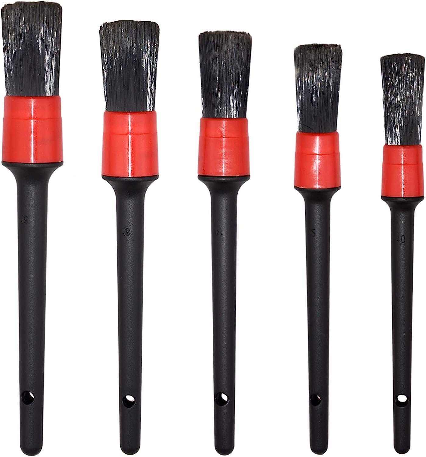 Auto Detailing Brush Set, 5 Pcs Car Detailing Brushes, Car