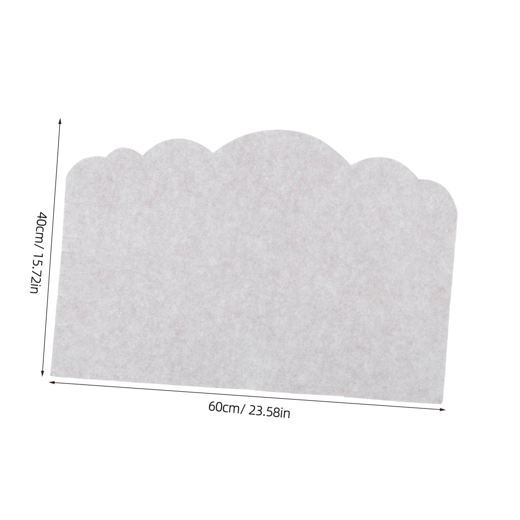 Mikikit Felt Photo Display Board: Self-Adhesive Picture Display Board for Wall Decor - Decorative Picture Organizer for Living Room and Bedroom - Felt Memo Frame