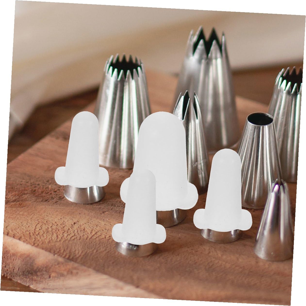 Ipetboom Coperture per Beccucci da Pasticceria in Silicone, 6 Pezzi