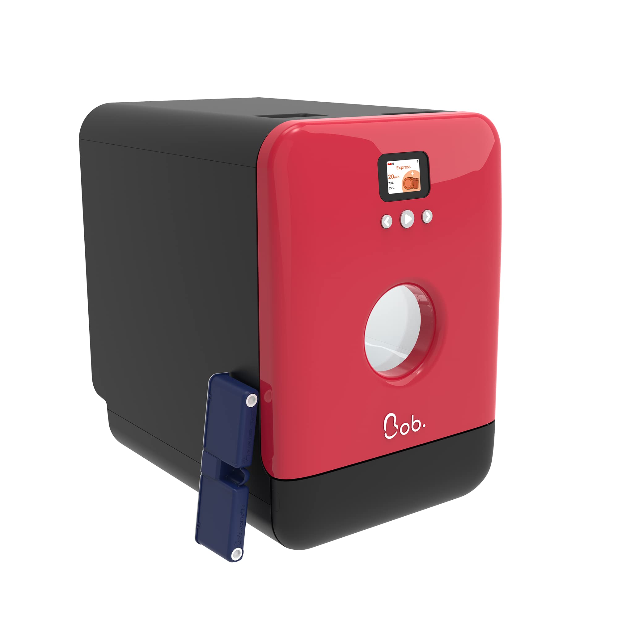 DAAN TECH Mini lave vaisselle Bob le mini lave-vaisselle Pack Premium rouge