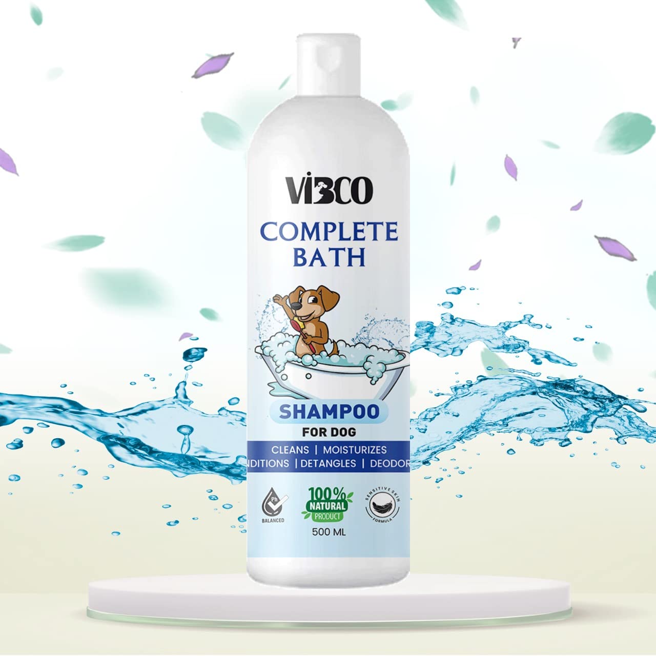 Vibco Dog Need Complete Bath Shampoo(500ml)| Dog Shampoo | Hydrates & Conditions| Shiny & Healthy Coat of Hair (B0BTDPNCSW) Amazon Price History, Amazon Price Tracker