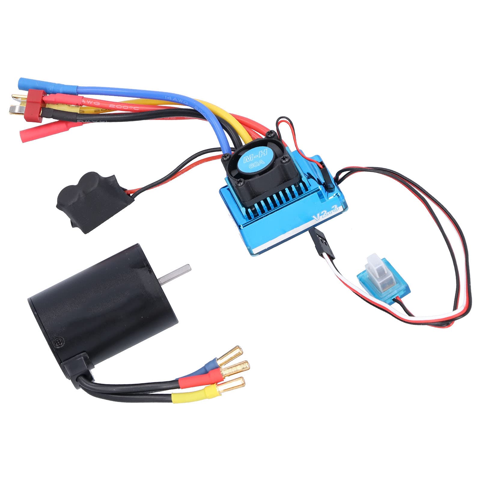 Zestaw Silnika 3650 3900KV do Samochodu RC 1/10