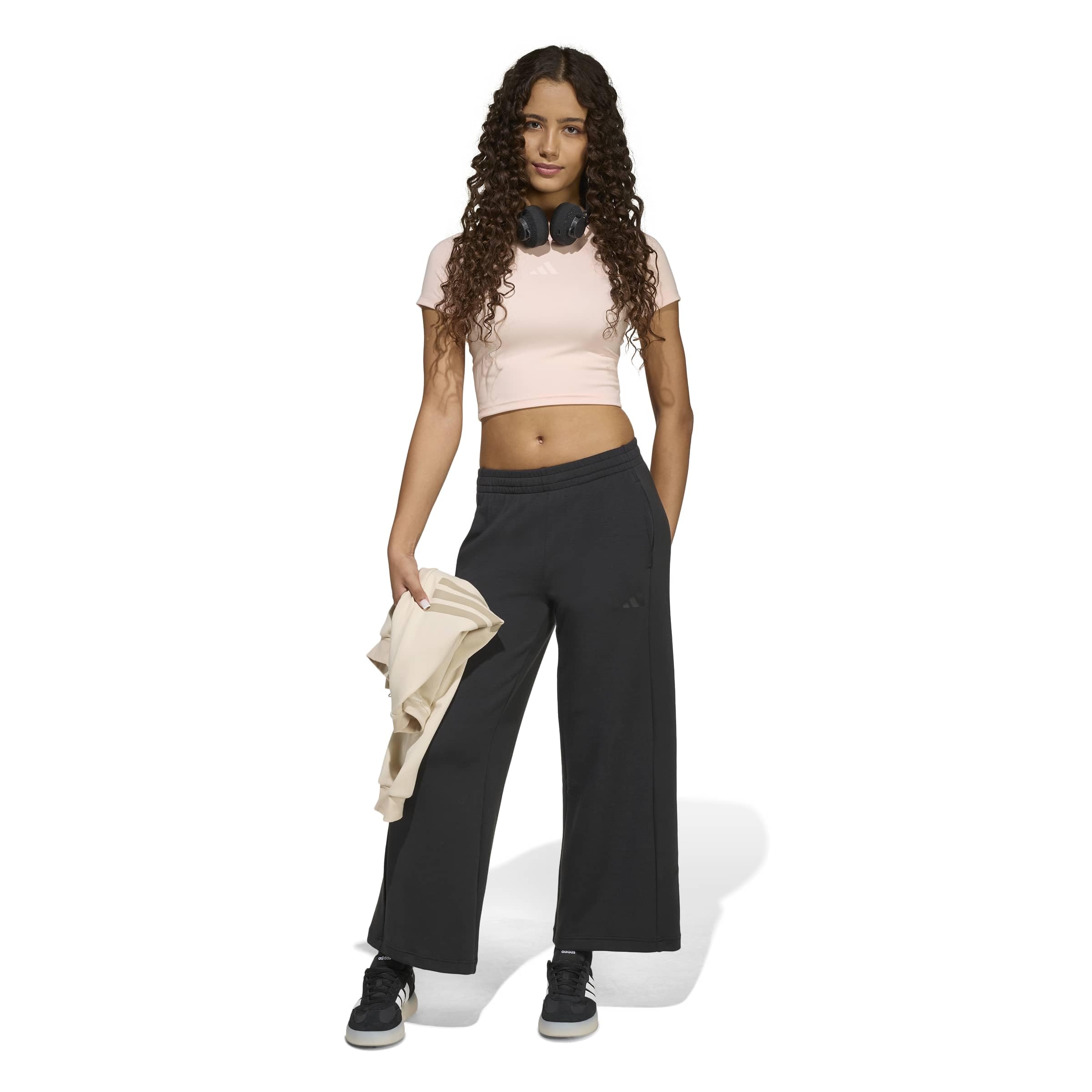 Adidas - Future Icons 3 Stripes Wide Leg, Pantaloni da Tuta Bambine e Ragazze