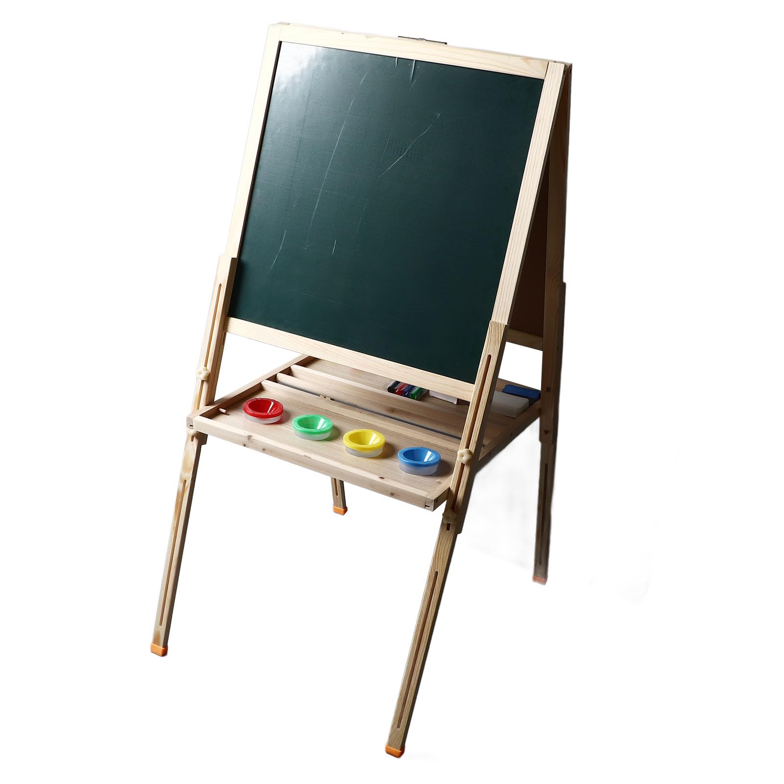 Cavalletto da Arte per Bambini, Cavalletto da Arte a Doppia Faccia, Lavagna Magnetica in Legno Lavagna Piccoli Giocattoli per Bambini, per Bambini Studenti