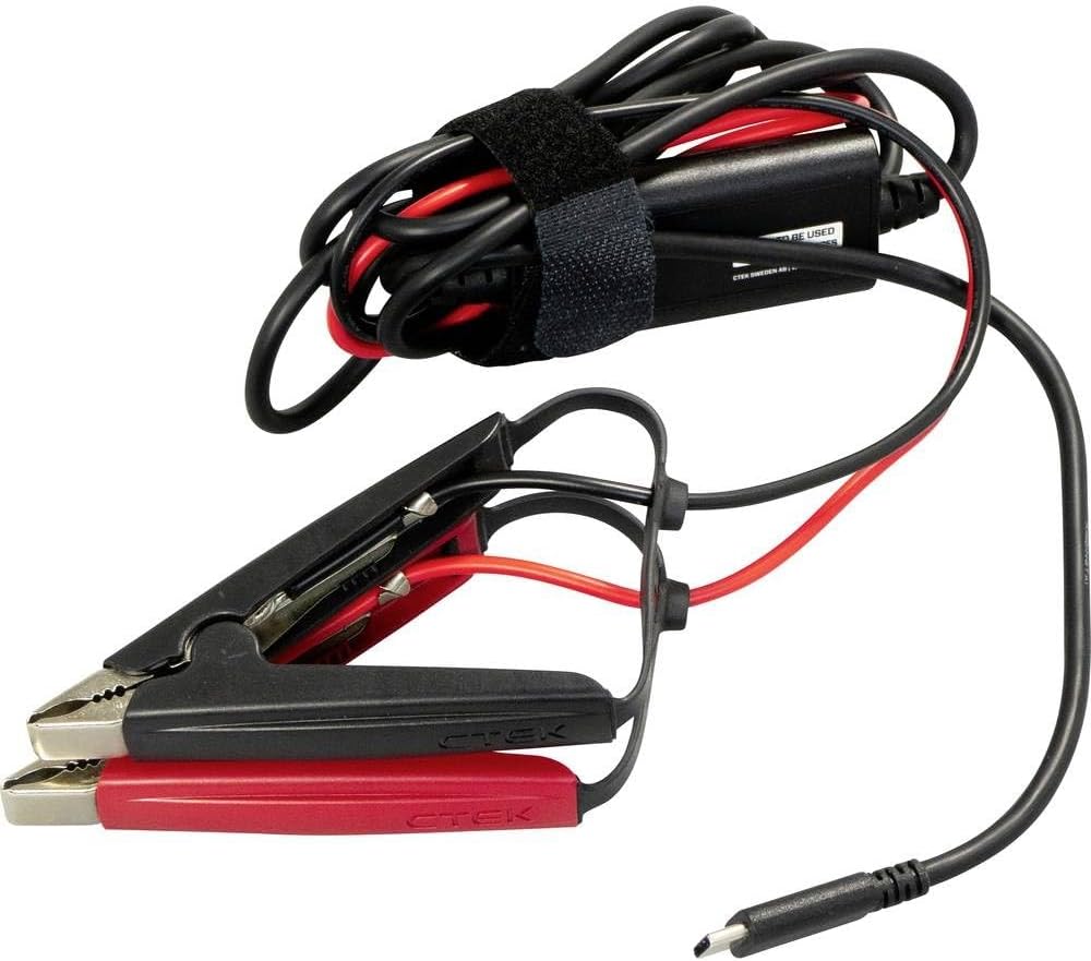 CS FREE USB-C Charge Cable Clamps 40-465 - for use with the CS FREE Portable Battery Charger Maintainer