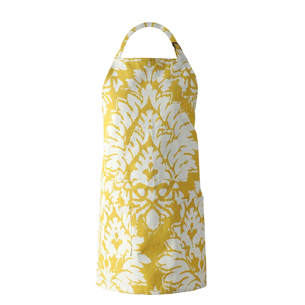 HPD Half Price Drapes Aprons for Men Women with Large Pockets Adjustable Unisex PRTW-D46A-AP Lacuna Printed Cotton, 27 X 34 Inch, Lacuna Sun