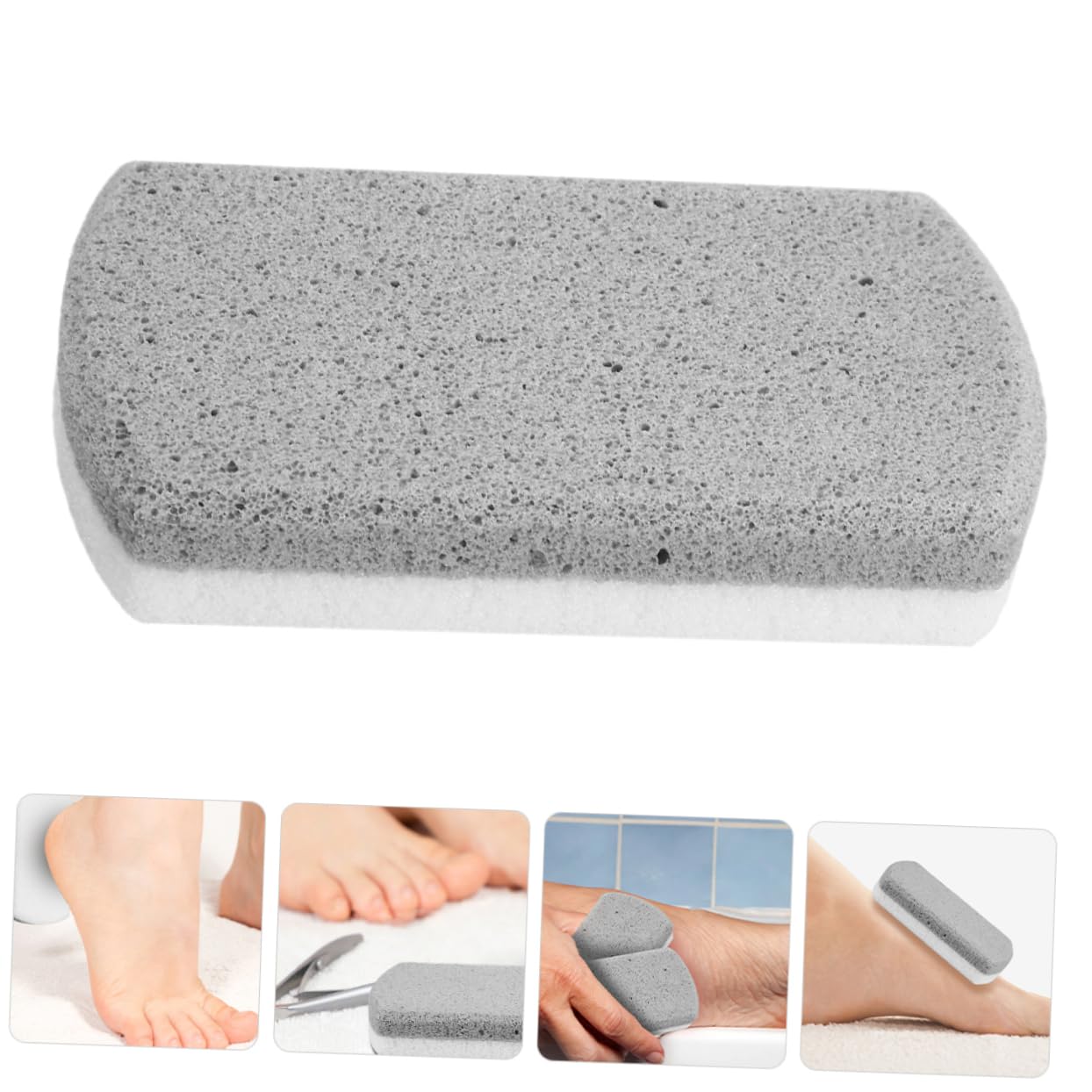 FRCOLOR 2pcs Pumice Stone Foot Wash Board Foot Stone Pumice Cleaning Dead Skin Removal