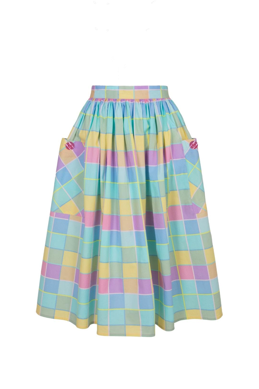 Hell Bunny Skye Skirt Women's Knee-Length Skirt Multicoloured, multi-coloured, S