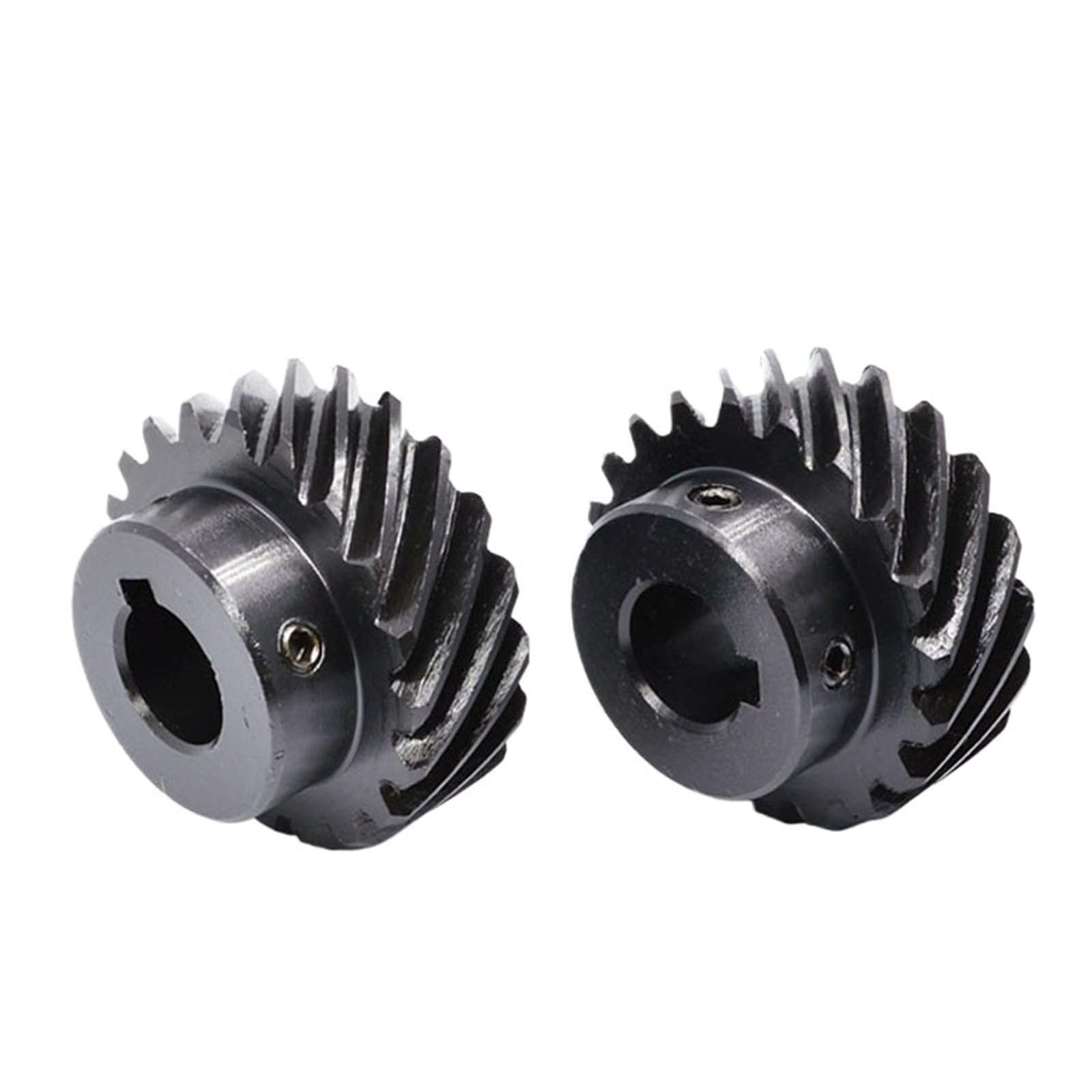 1,5 m linkes Schrägkegelrad – 45-Grad-Drehung, 45#-Stahl, Keilnutbohrung 10 mm – 1 Stück(17mm (keyway 5) 1.5M 26Teeth)