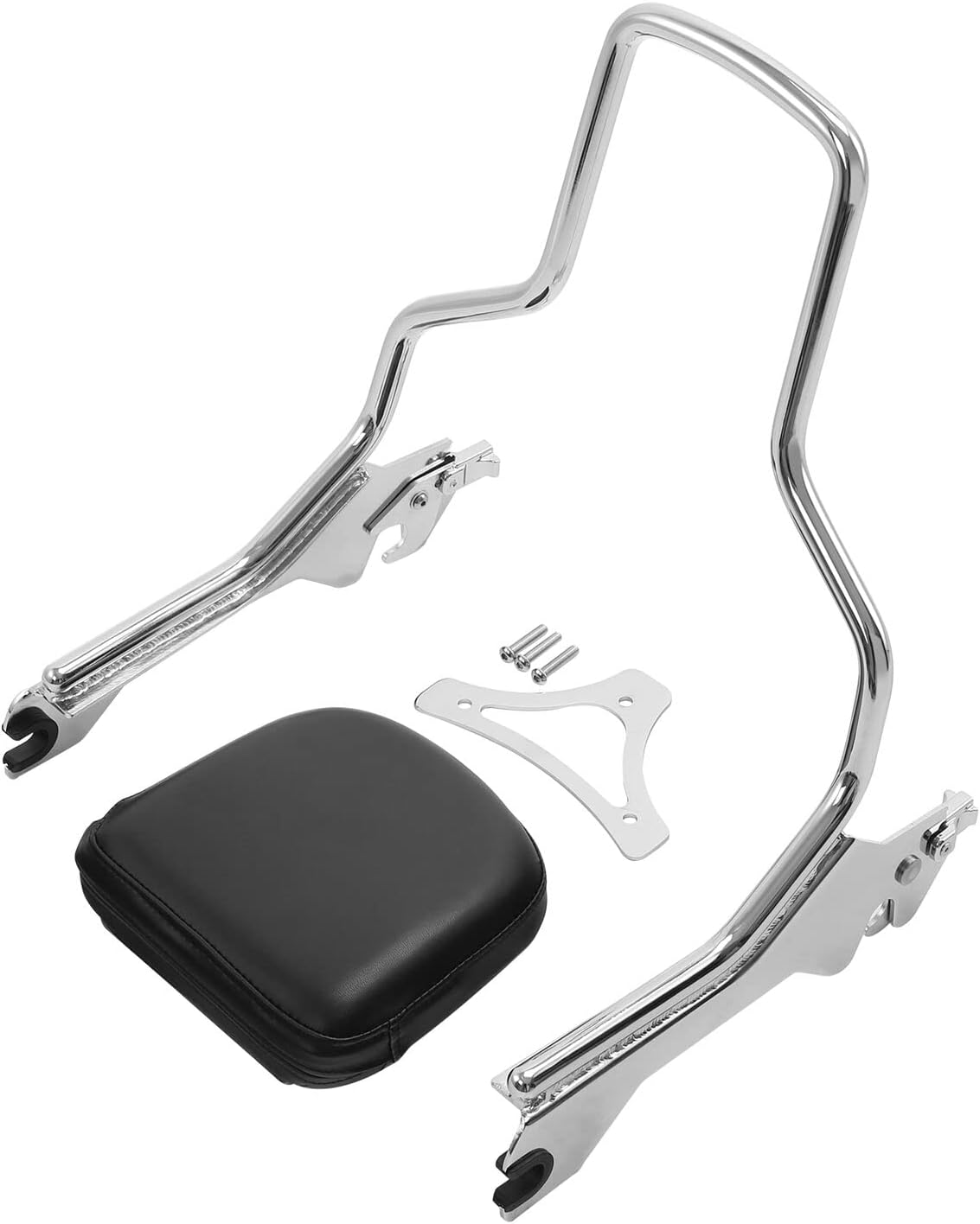 TCMT Standard Sissy Bar Upright Backrest With Docking Hardware Kit Fit For Harley Fat Boy Breakout 2018-2025 FLFB FLFBS FXBR FXBRS