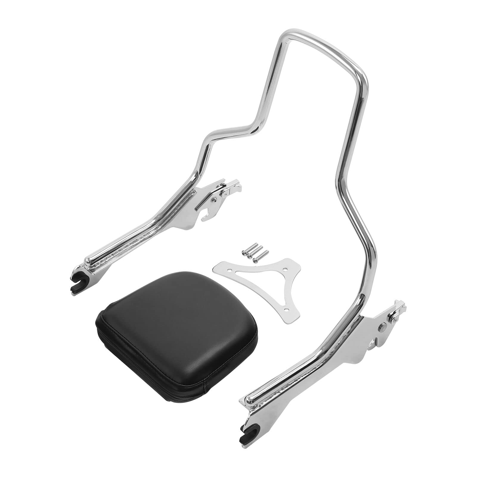 TCMT Schienale standard Sissy-Bar con kit di hardware di docking, compatibile con Harley Fat Boy 114 FLFBS 2018–2023, Fat Boy FLFB 2018–2019 Breakout 114 FXBRS 2018–2020 Breakout FXBR 2018–2019; 2023