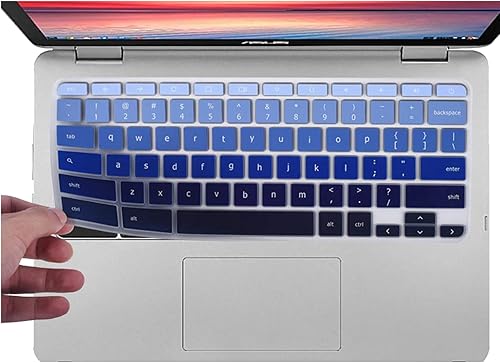 Miniatura 1 de CaseBuy Funda de teclado para ASUS Chromebook Flip C302 C302CA-DH54 C302CA-DHM4 de 12.5 pulgadas, ChromebookChromebook C433 C433TA C434ASUS
