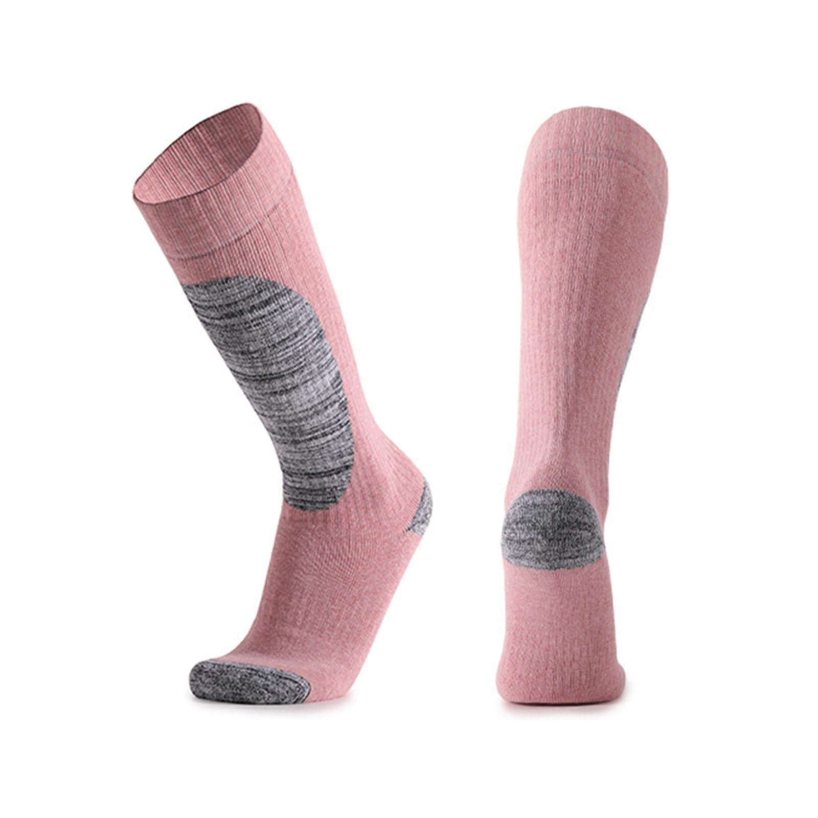 Skarpety termiczne, Skarpety narciarskie Jesienne skarpety Zimowe termiczne snowboardowe Snowboarding(Pink)