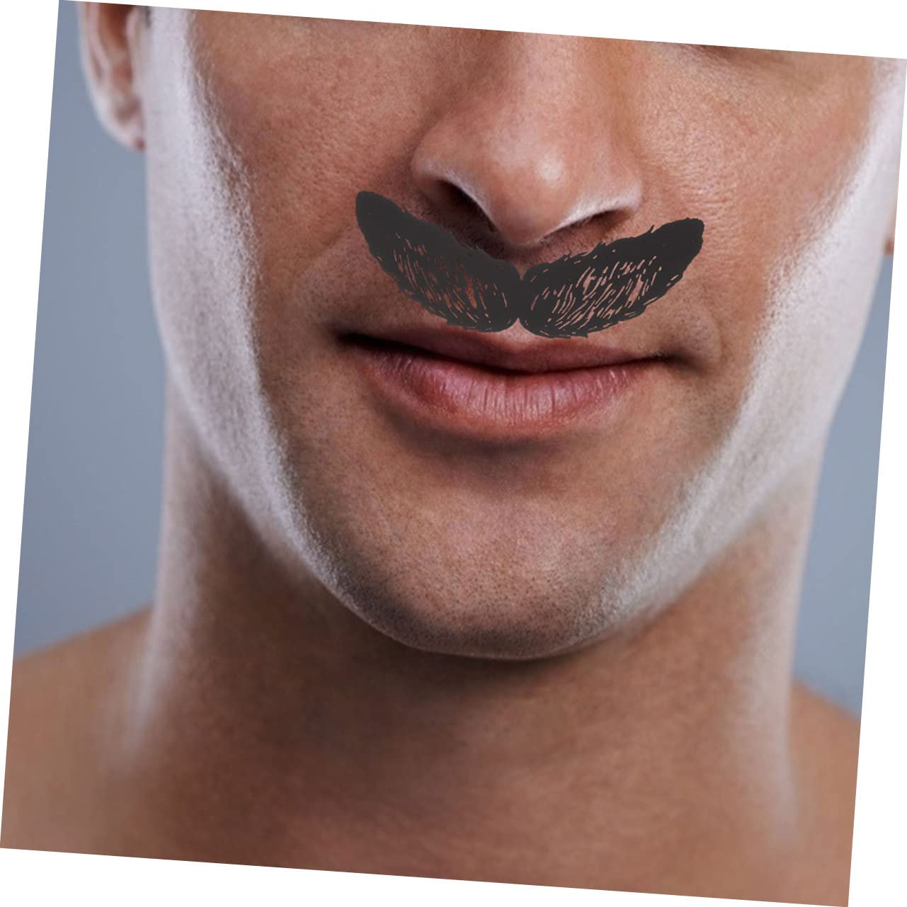 Didiseaon 5 Juegos Pegatinas Estilo Barba Depilacion Facial Cera Nariz Equipo De Cera De La Nariz Cortapelos Para La Nariz Protector De Barba Para Depilacion De Nariz Páginas Hojas * 5