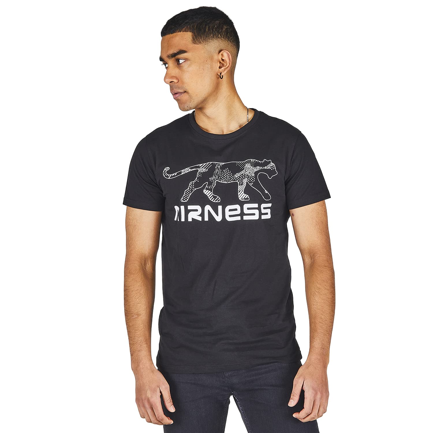 Airness Mens T Shirt Noir Homme Kamo Desertcart INDIA