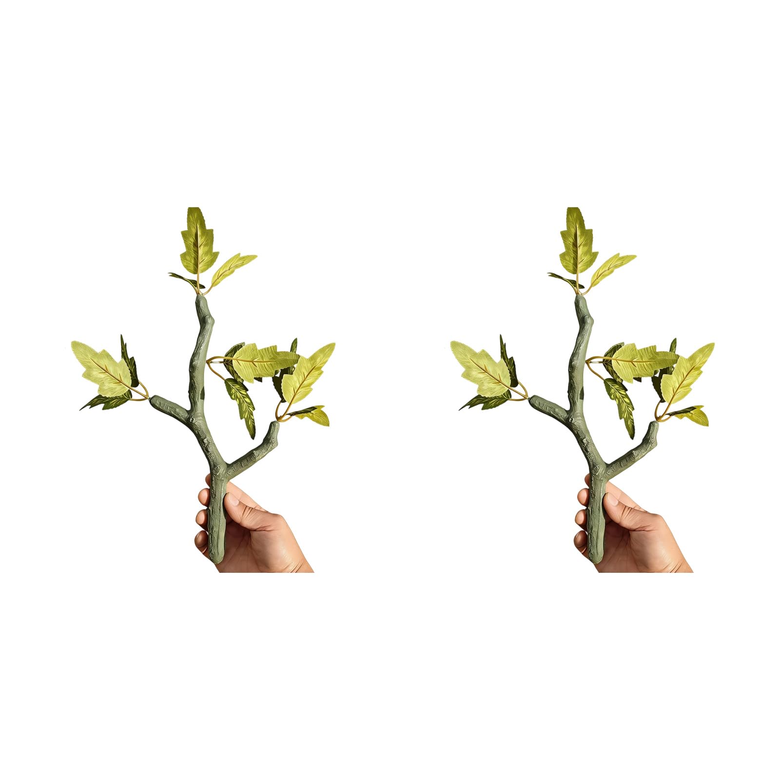 HDOYTXXM Realistic Climbing Vine Branch for Terrariums Decoration Enhancing Reptiles Comfortable and Easy Cleaning Decors 2PCS Artificial Plant Branch for Aquariums Fishtanks Enhancing Comfort