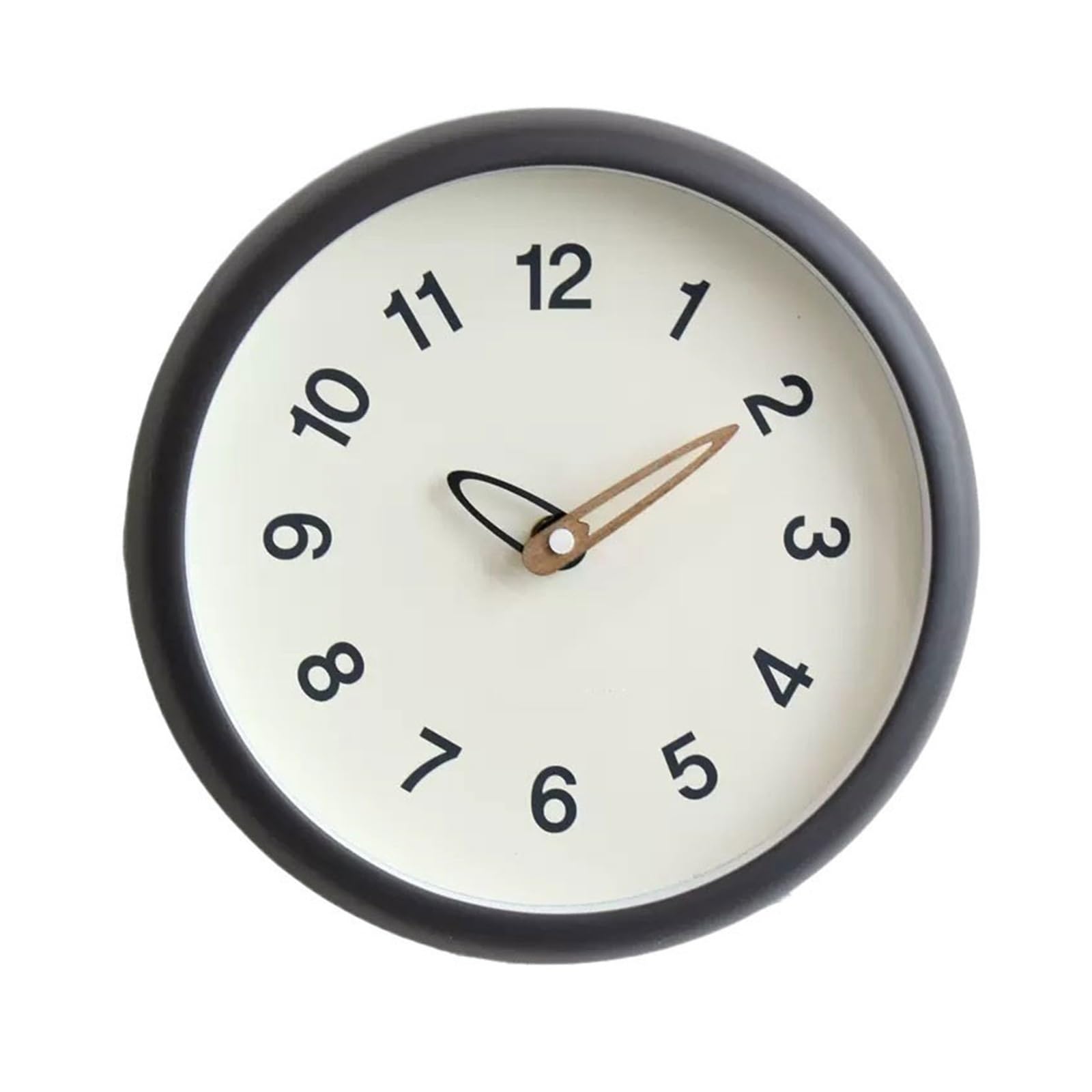 EINES Wall Clocks Modern minimalist Clock Wood Mute Fashion Wall Clock Living Room Household Fashion Mute Wall Clock(A)