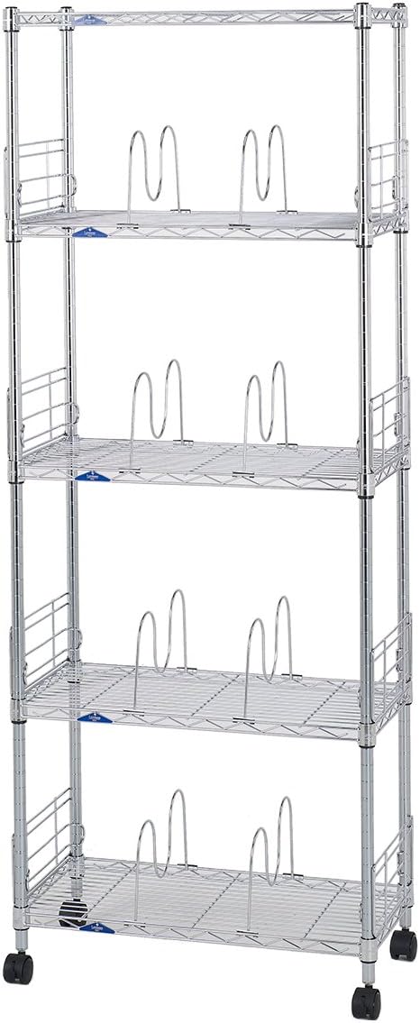 HOMEDANT House 組立簡単 ラミネート スチールラック キッチン 5段 幅
