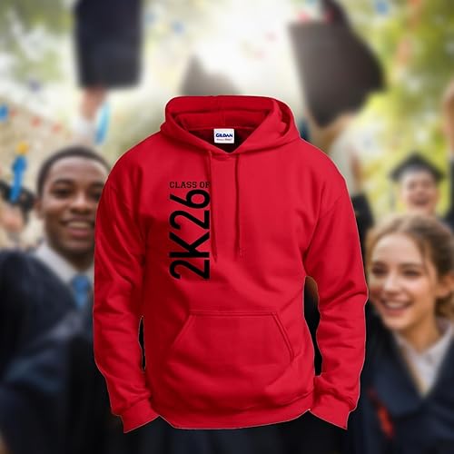 Miniatura 3 de ThisWear Elige tu sudadera con capucha de manga larga de graduación 2K25 para graduación de 2024 o 2025