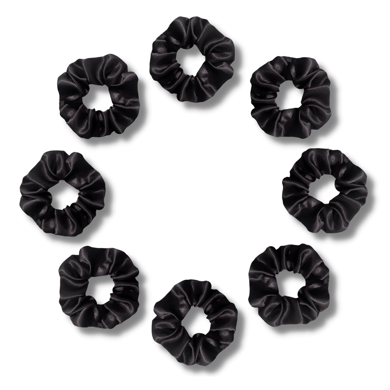 Silvr Bear Satin Scrunchies for Women Exotic