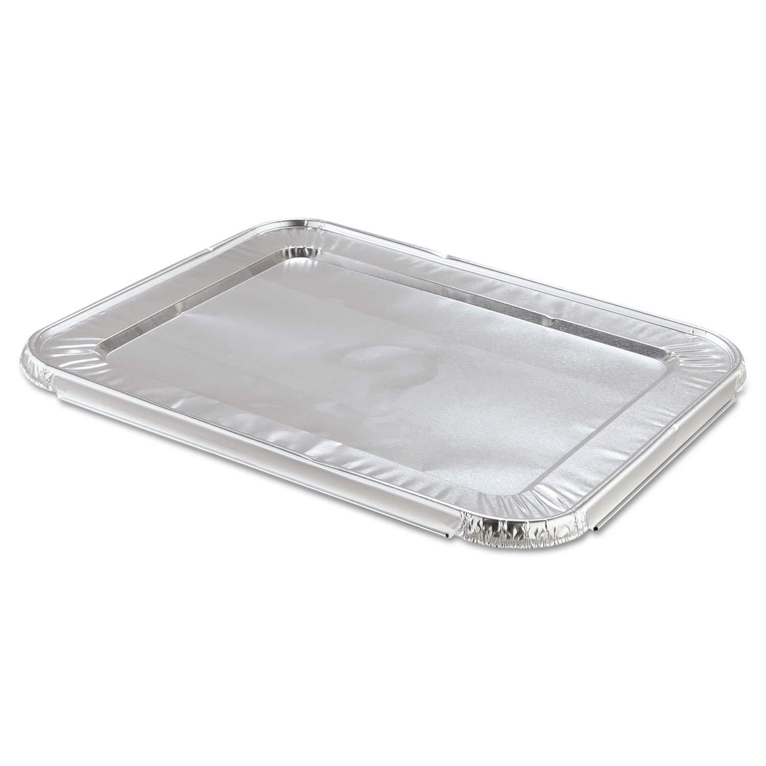 Steam Table Pan Foil Lid, Fits Half-Size Pan, 12 13/16 x 10 7/16, Sold as 1 Carton