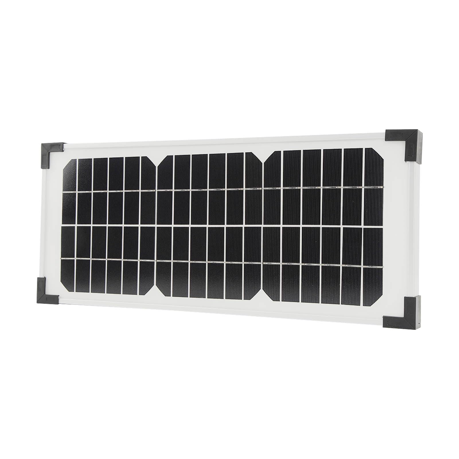 Kit de Panel Solar de 10 W FM123, Panel de Carga de Batería Solar Portátil para Puerta, Panel de Batería con Energía Solar para una Fácil Instalación y un Rendimiento duradero.