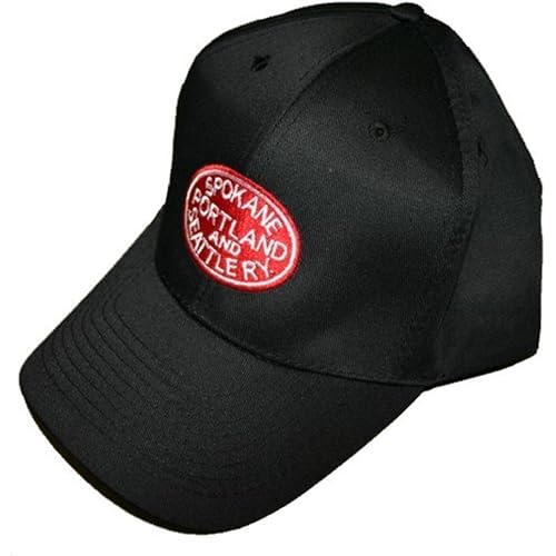 Daylight Sales Spokane Portland and Seattle Railway Embroidered Hat [hat59] Black