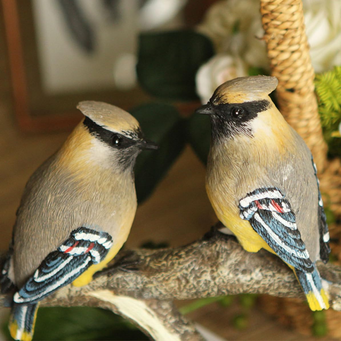 HEALLILY Gancho para Pared Forma de Pájaro de Resina y Hierro, Gancho Decorativo para Abrigos y Bolsos, Adecuado para Organización Hogar y Decoración de Jardín