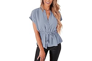 Womens Blue Peplum Top: A Timeless Piece for Summer