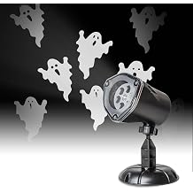 PEIDUO Halloween Projector Lights, Rotating Ghost Projector Halloween, Waterproof Outdoor Halloween Projector, Landscape, Yard, Patio, Garden, Party Decor