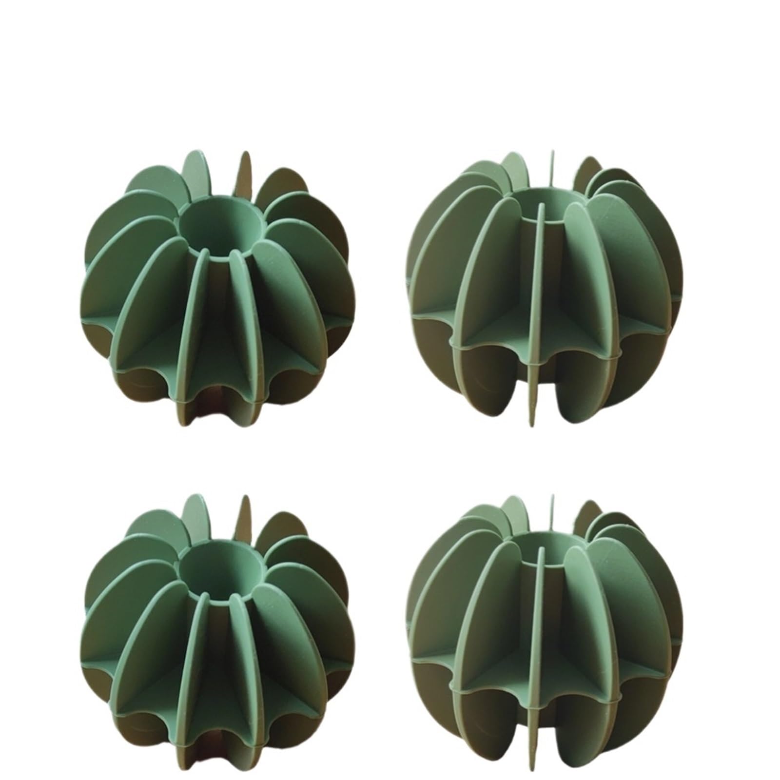 Tumble Dryer Balls, 4 Pack Silicone Laundry Ball Hair Catcher for Washing Machine