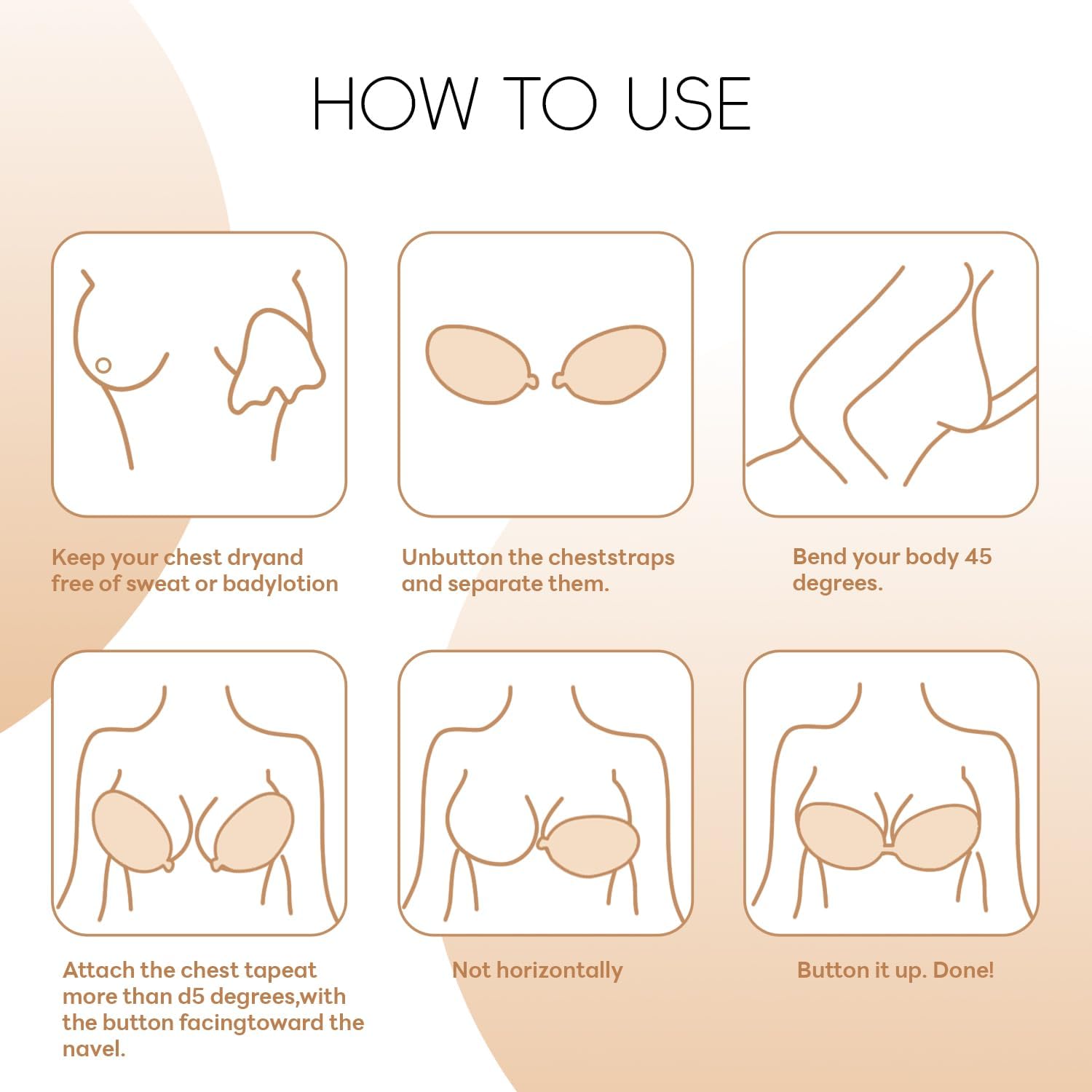 Sticky Adhesive Bra Push Up Strapless Sticky Invisible Lift Backless Bra for Women - Image 6