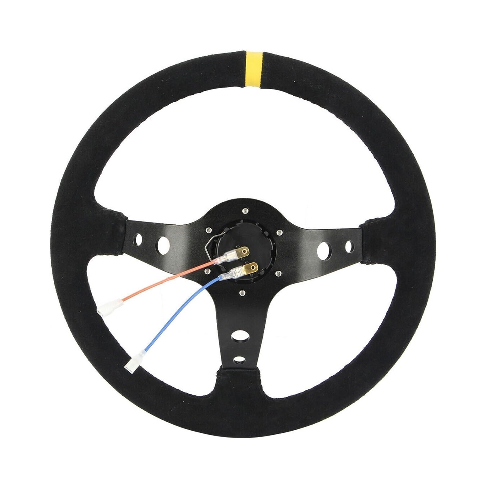 Xuanqingyi Store 350mm 14 Pollici Volante for Auto Drift Racing Game Volante Universale 70mm PCD Compatibile con Logitech G29 G920 G923