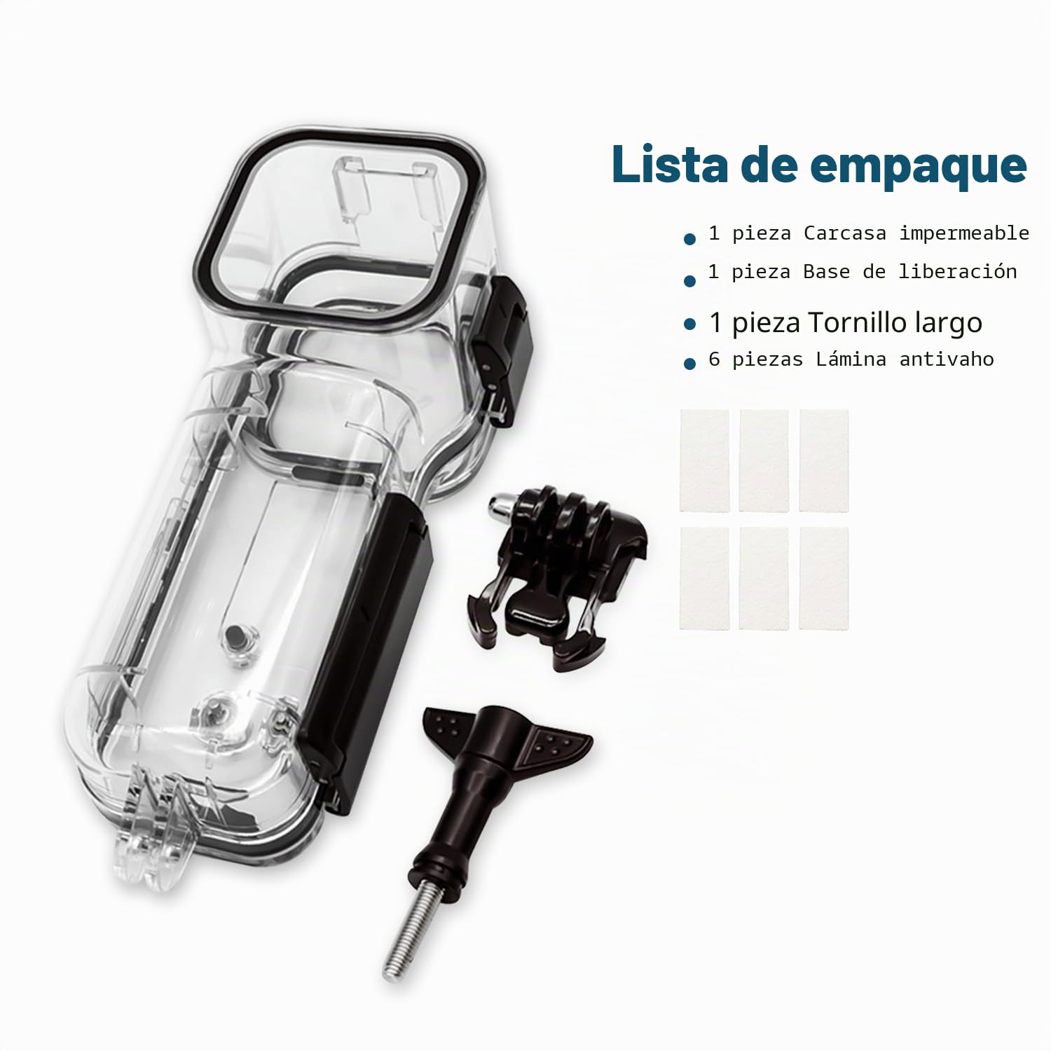 50M (164 pies) Osmo Pocket 3 Estuche Impermeable Carcasa Protectora para Buceo Subacuático Carcasa Osmo Pocket 3 Accesorios Compatible para dji Osmo Pocket 3