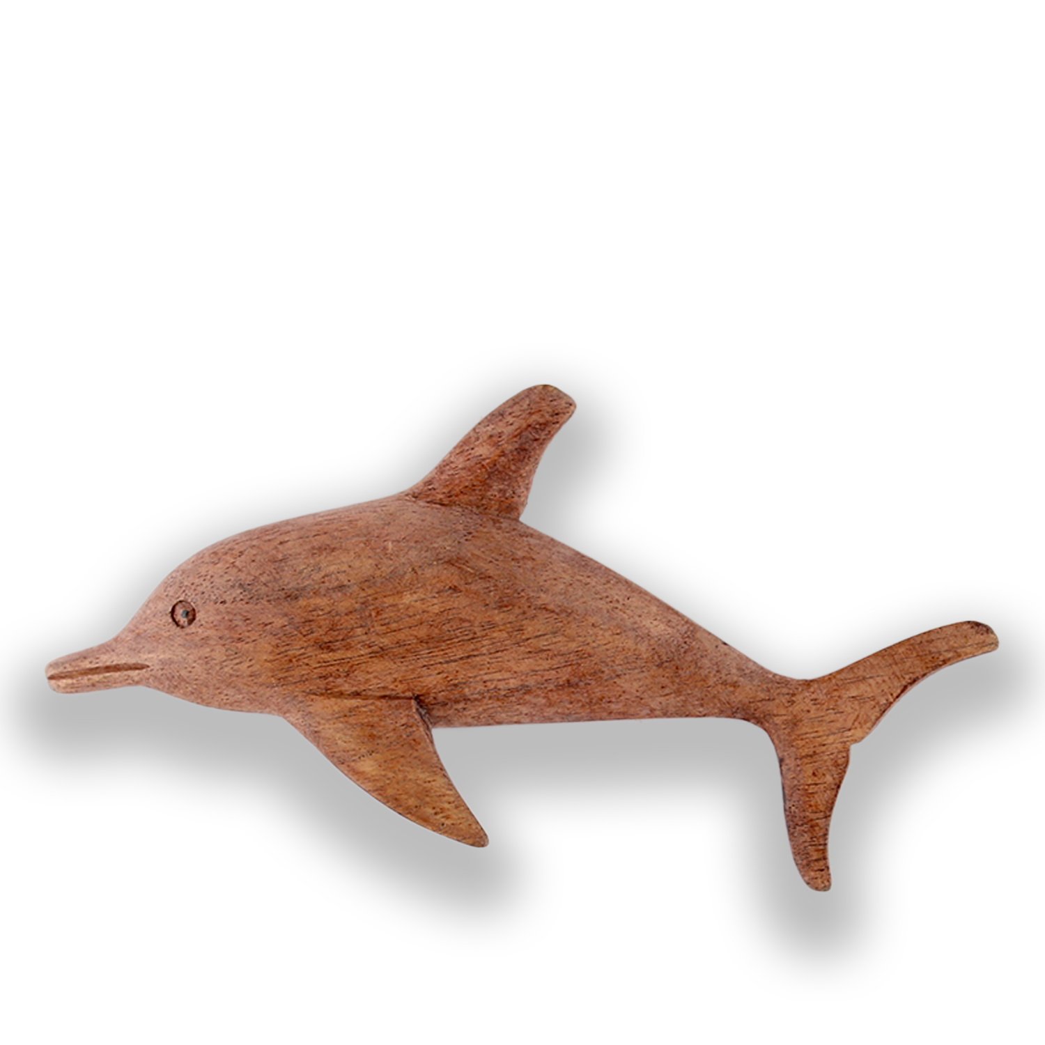ART-CRAFT Handgeschnitzter Holz-Tier-Magnet Memo-Clip Delfin